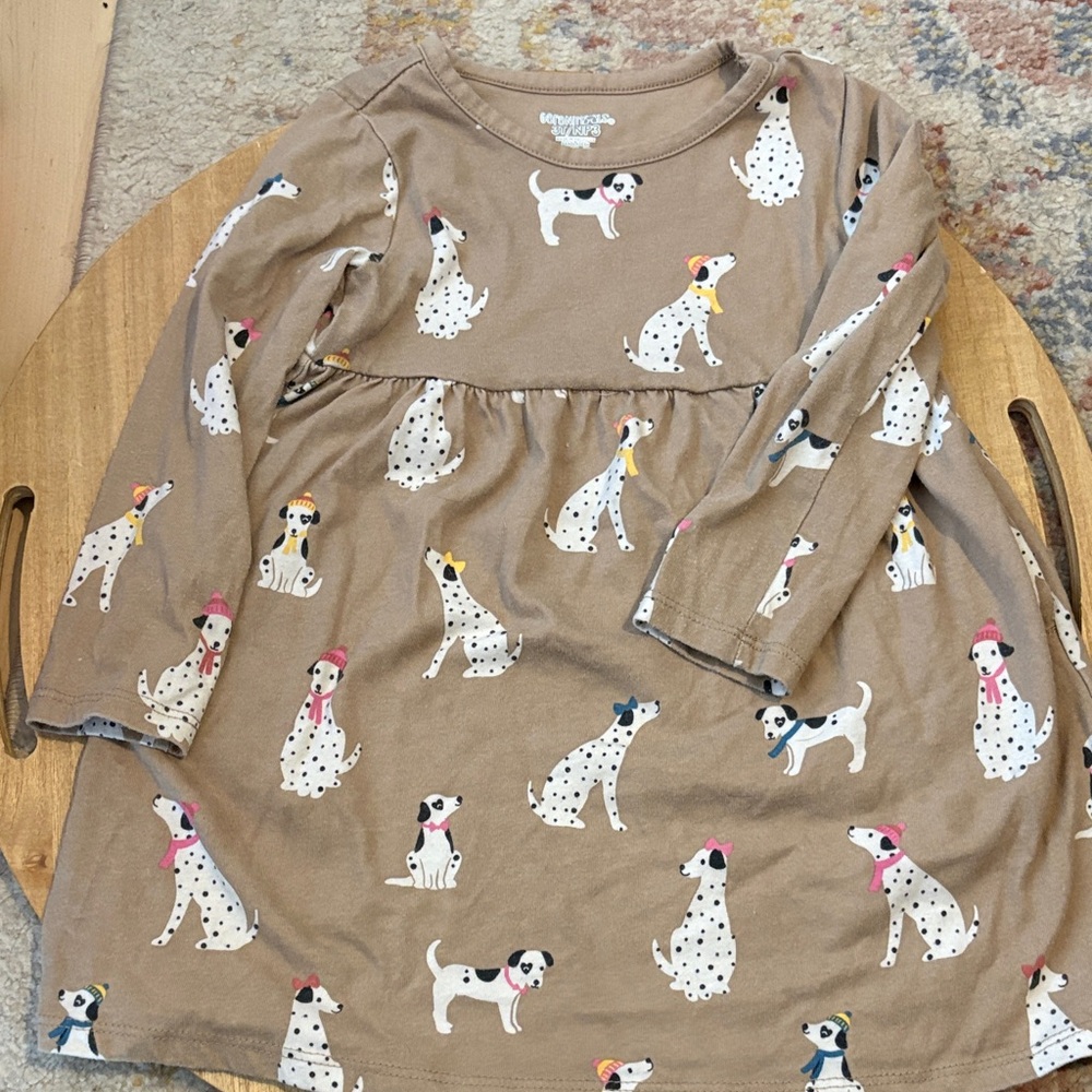 Garanimals Brown Dress with Dog Print